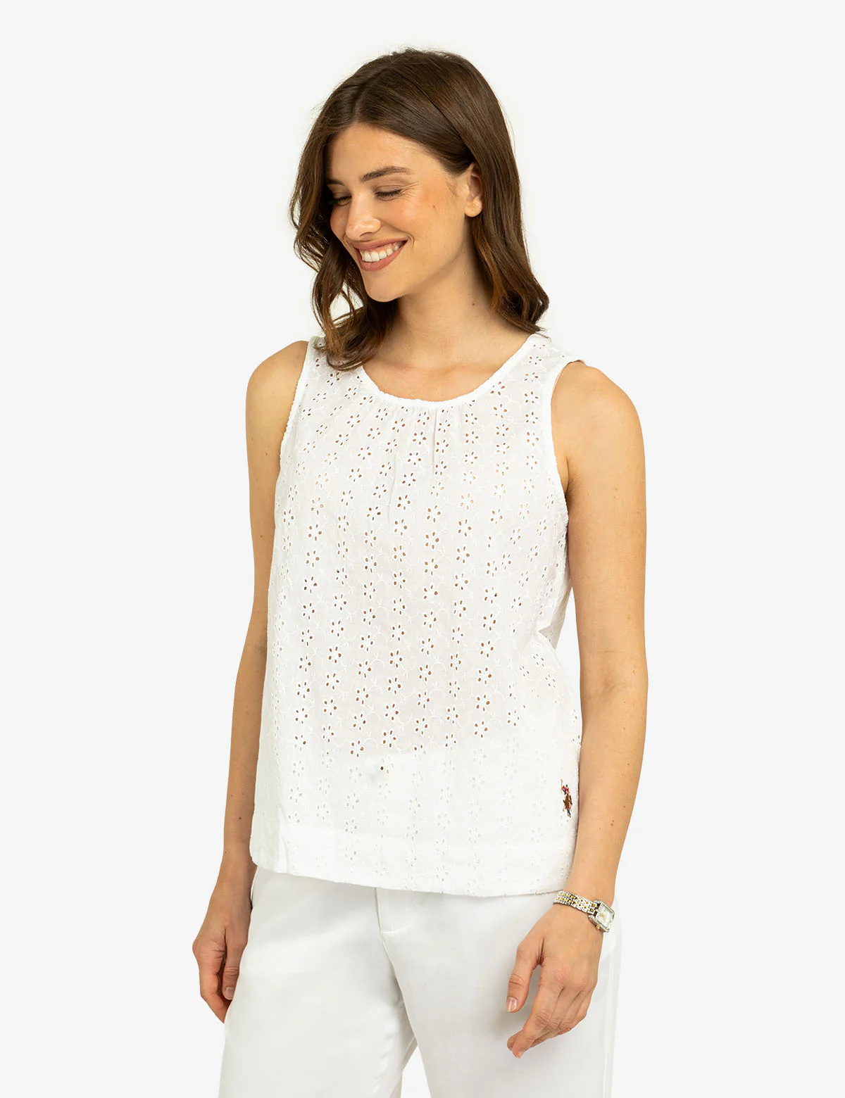 SLEEVELESS TOP WITH TIE BACK - Image 2