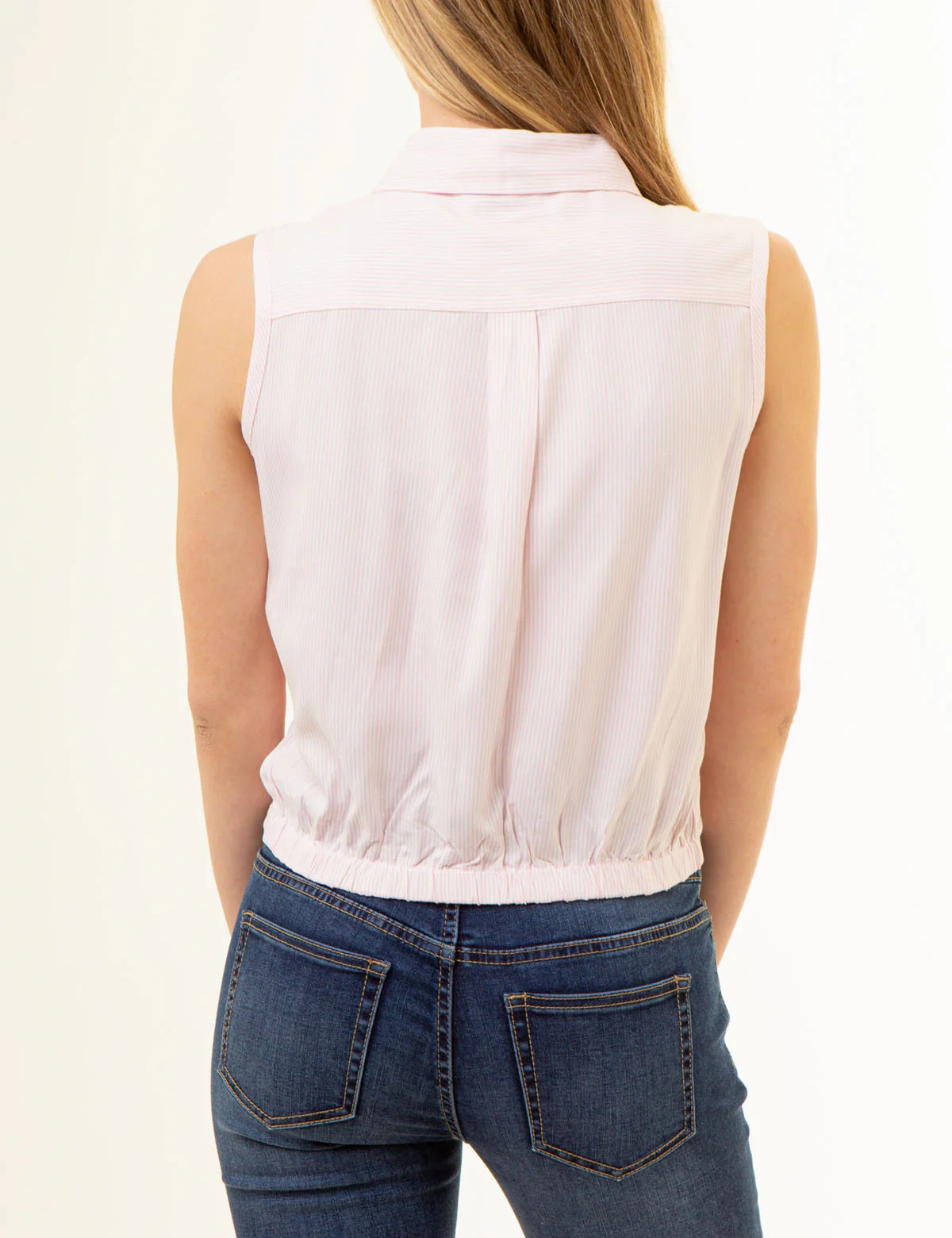 SLEEVELESS TWIST FRONT SHIRT - Image 9