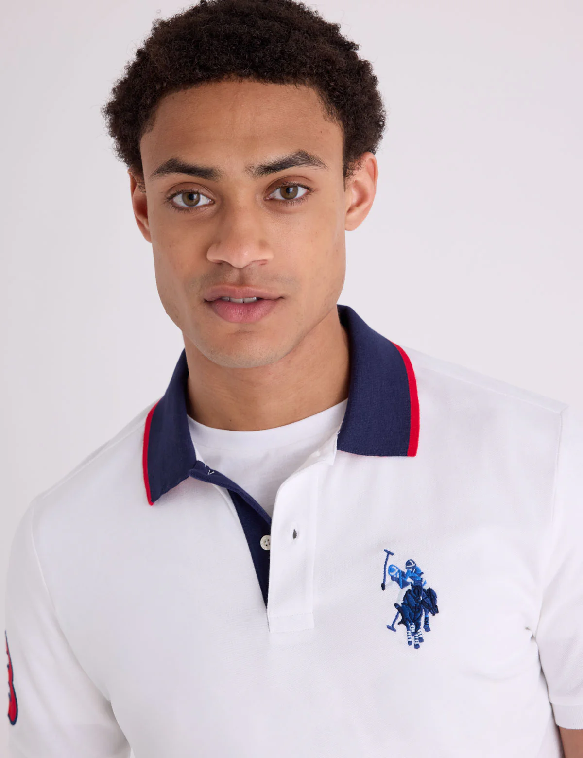 SLIM FIT BIG LOGO MULTI-TONAL POLO SHIRT - Image 16