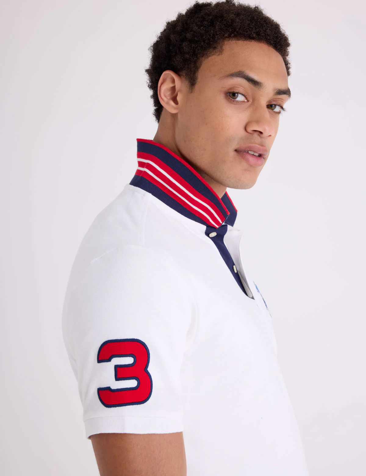 SLIM FIT BIG LOGO MULTI-TONAL POLO SHIRT - Image 17