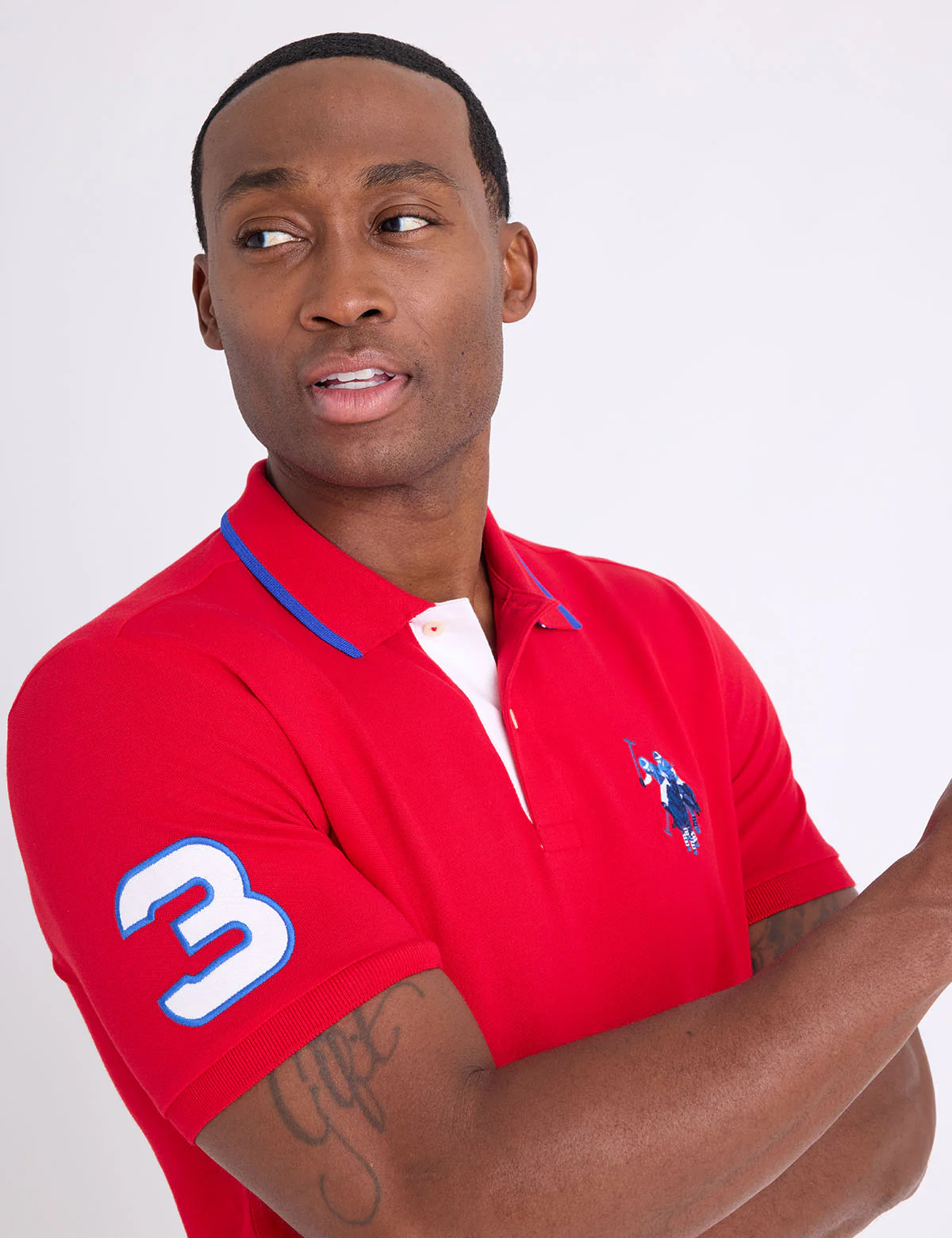 SLIM FIT BIG LOGO MULTI-TONAL POLO SHIRT - Image 24