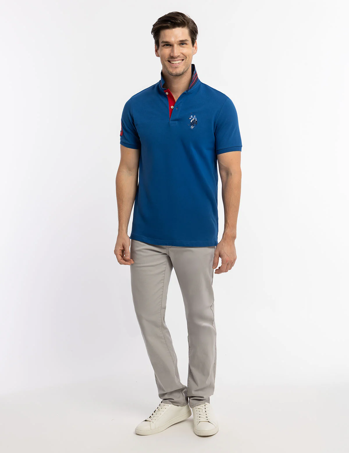SLIM FIT BIG LOGO MULTI-TONAL POLO SHIRT - Image 15