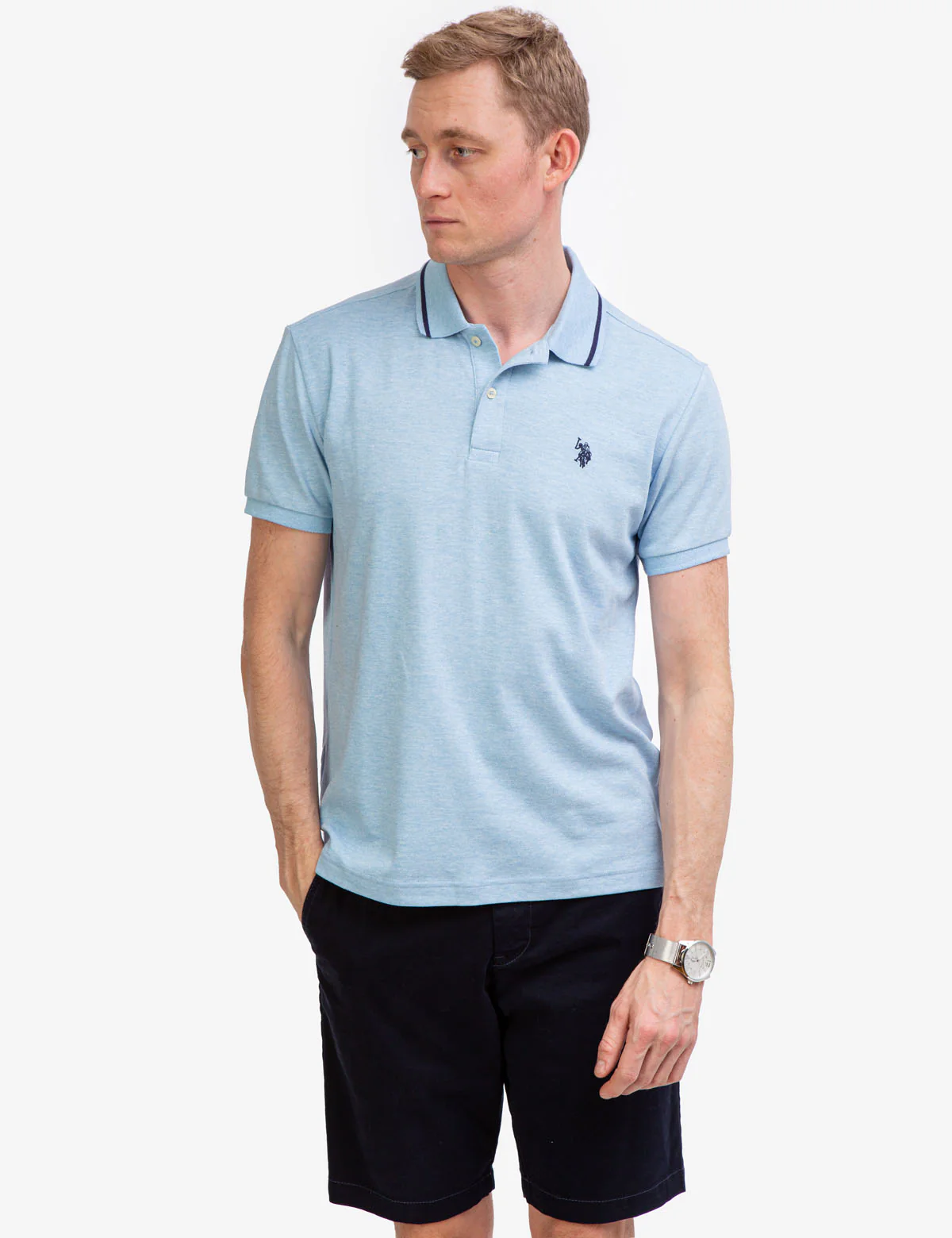 SLIM FIT INTERLOCK POLO SHIRT - Image 16