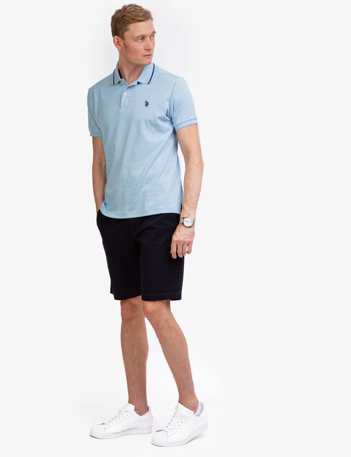 SLIM FIT INTERLOCK POLO SHIRT - Image 17