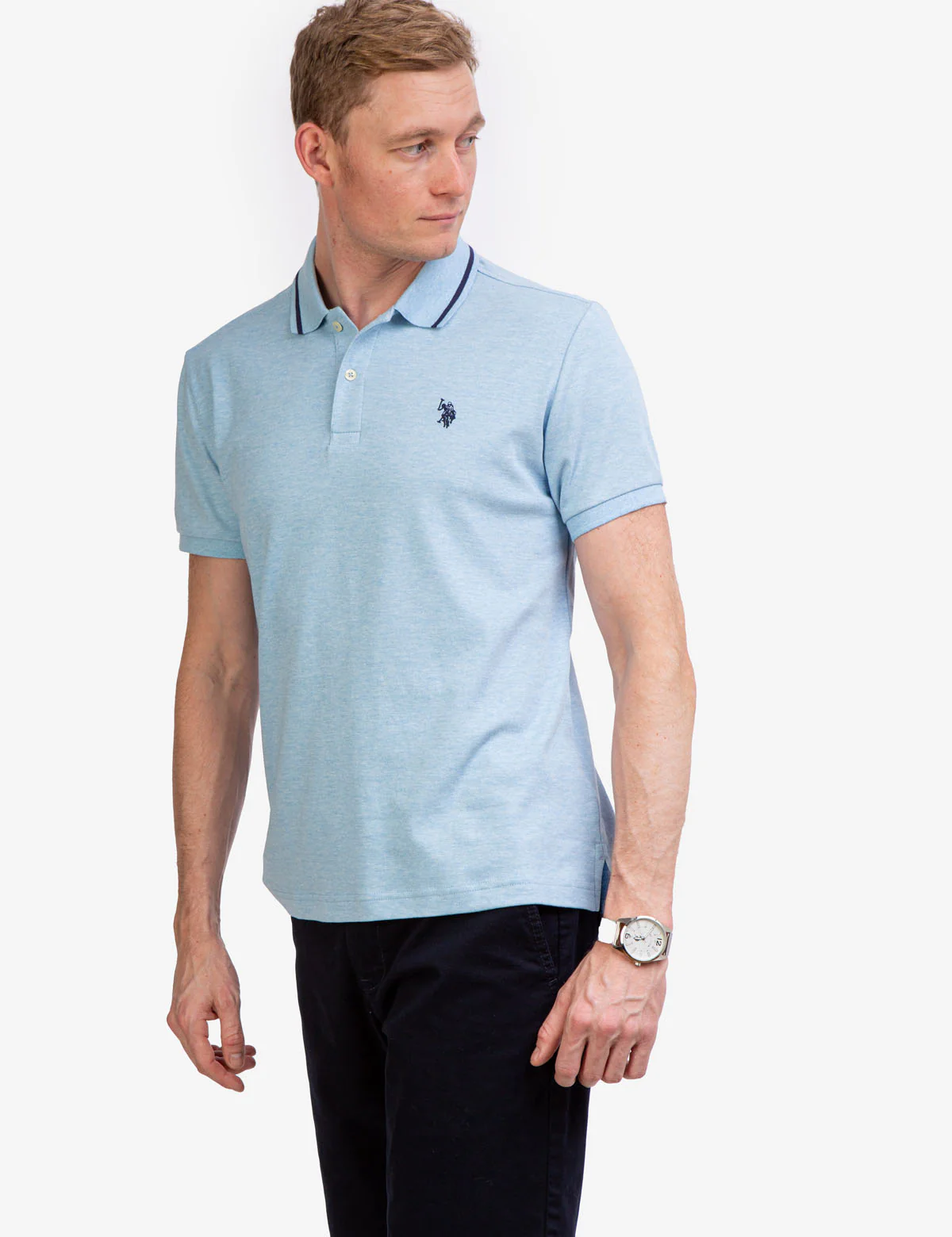 SLIM FIT INTERLOCK POLO SHIRT - Image 18