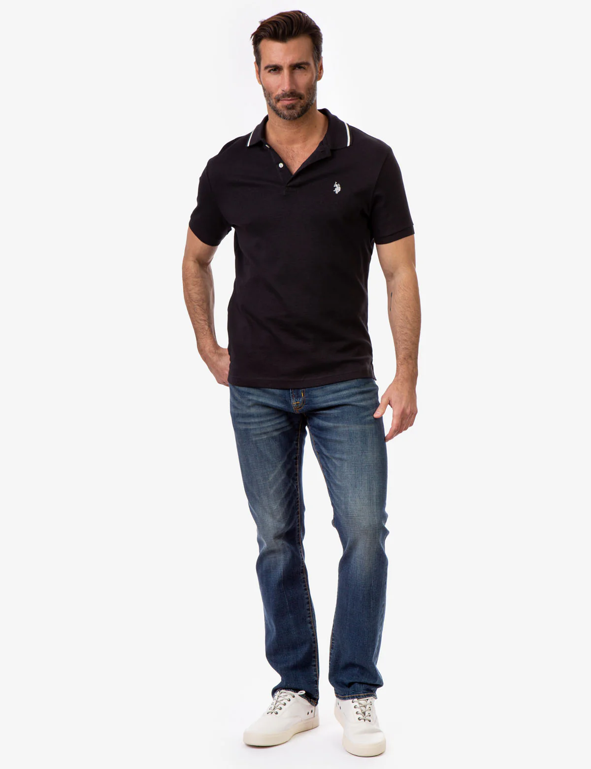 SLIM FIT INTERLOCK POLO SHIRT - Image 15