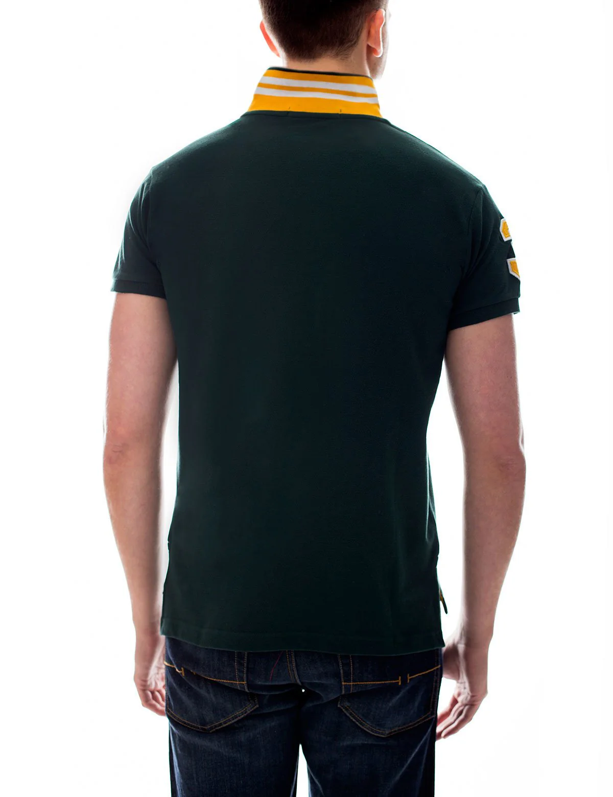 Slim Fit Pique Mesh Polo Shirt - Image 16
