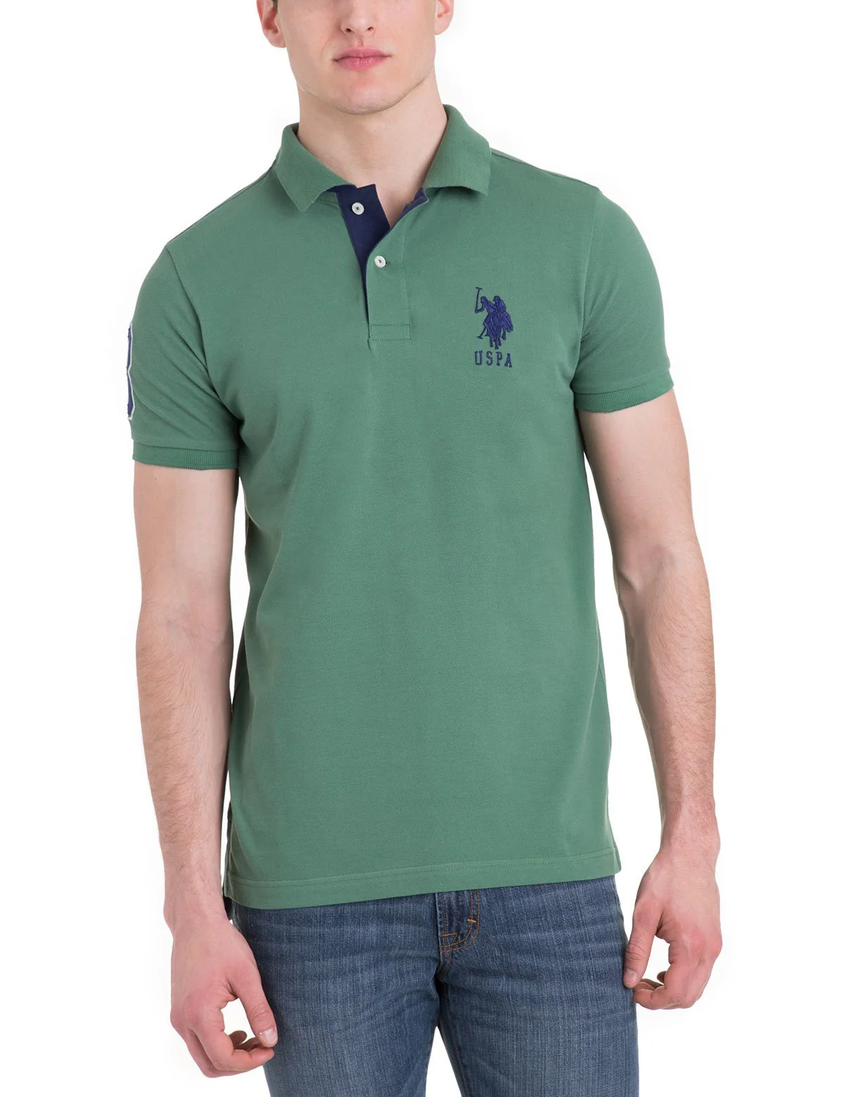 Slim Fit Pique Mesh Polo Shirt - Image 23