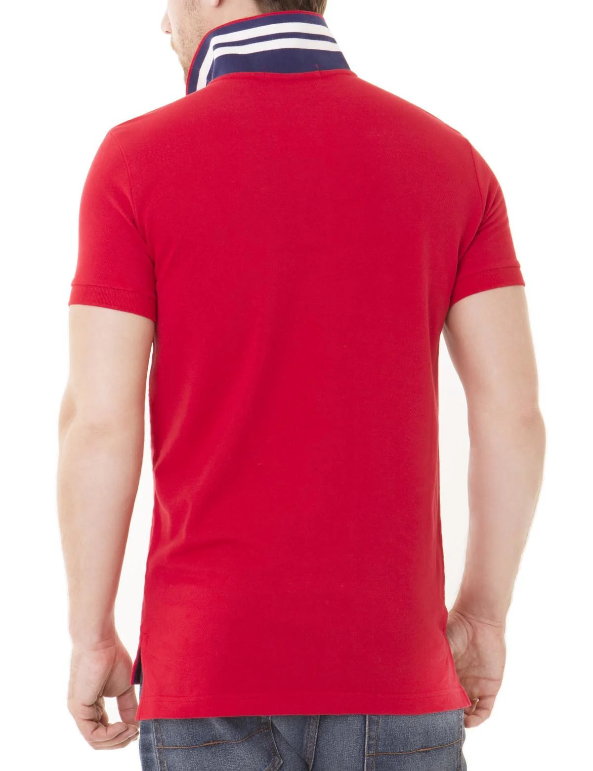 Slim Fit Pique Mesh Small Logo Polo Shirt - Image 25