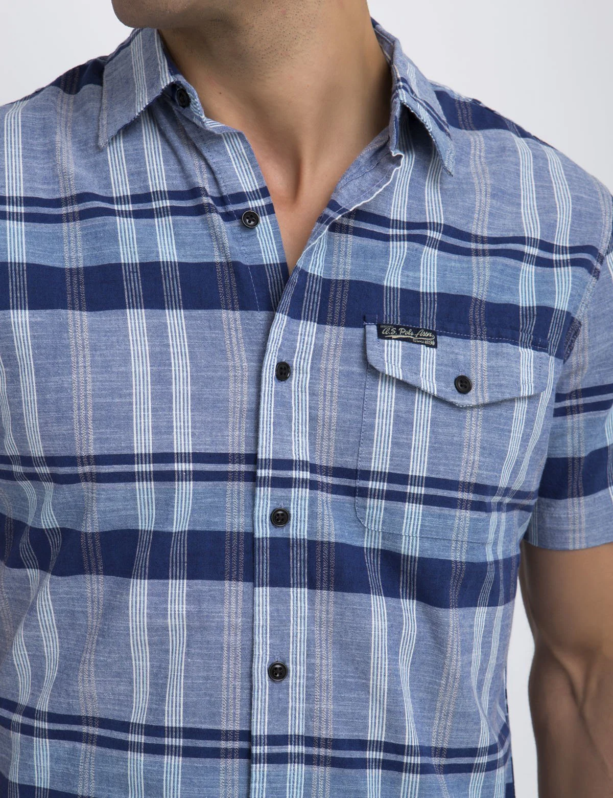 SLIM FIT PLAID SHIRT - Image 3