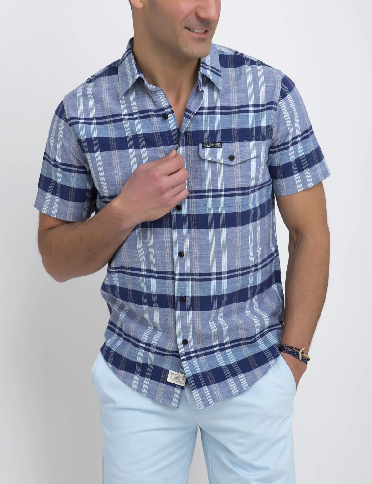 SLIM FIT PLAID SHIRT - Image 6