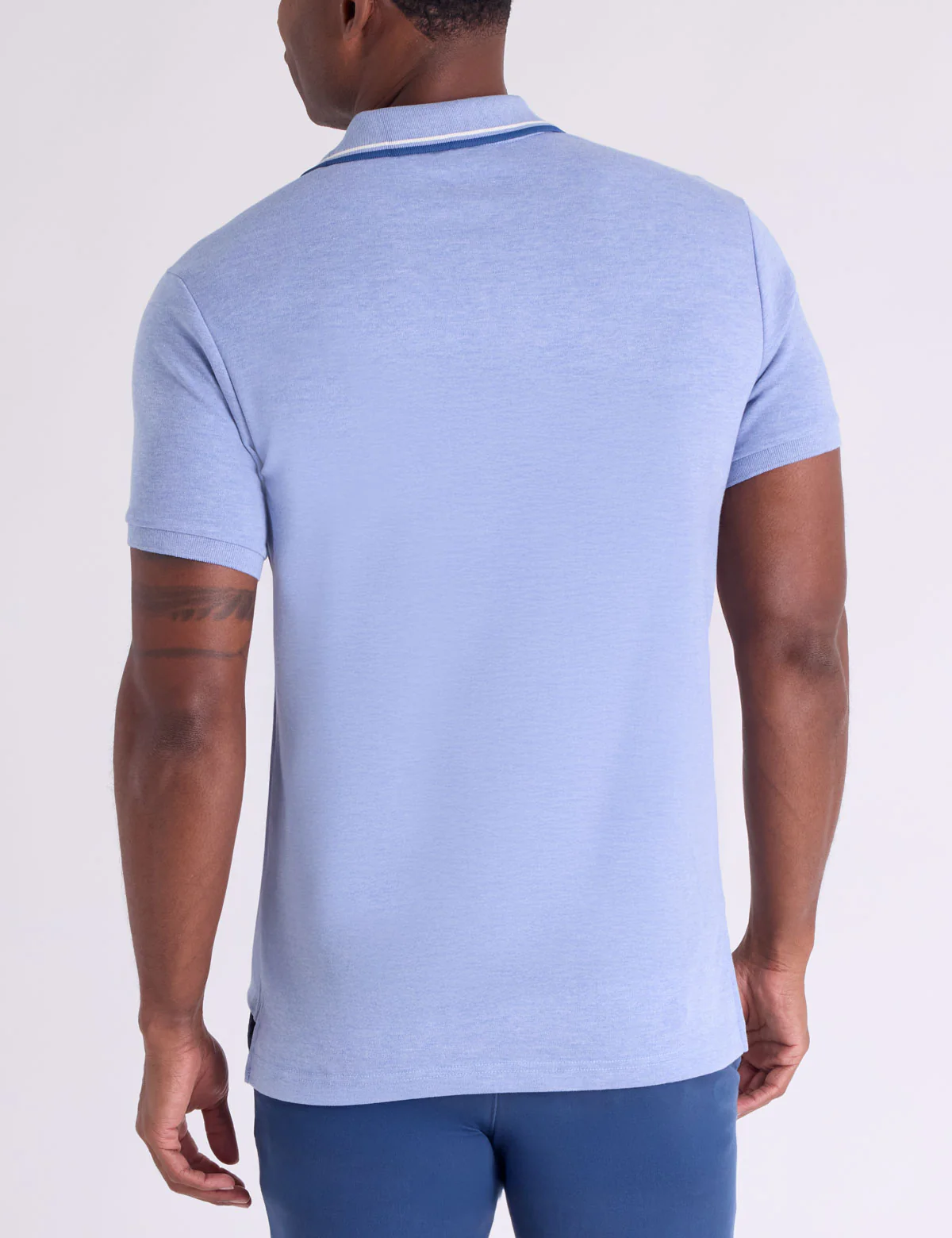 SLIM FIT TIPPED INTERLOCK POLO SHIRT - Image 4