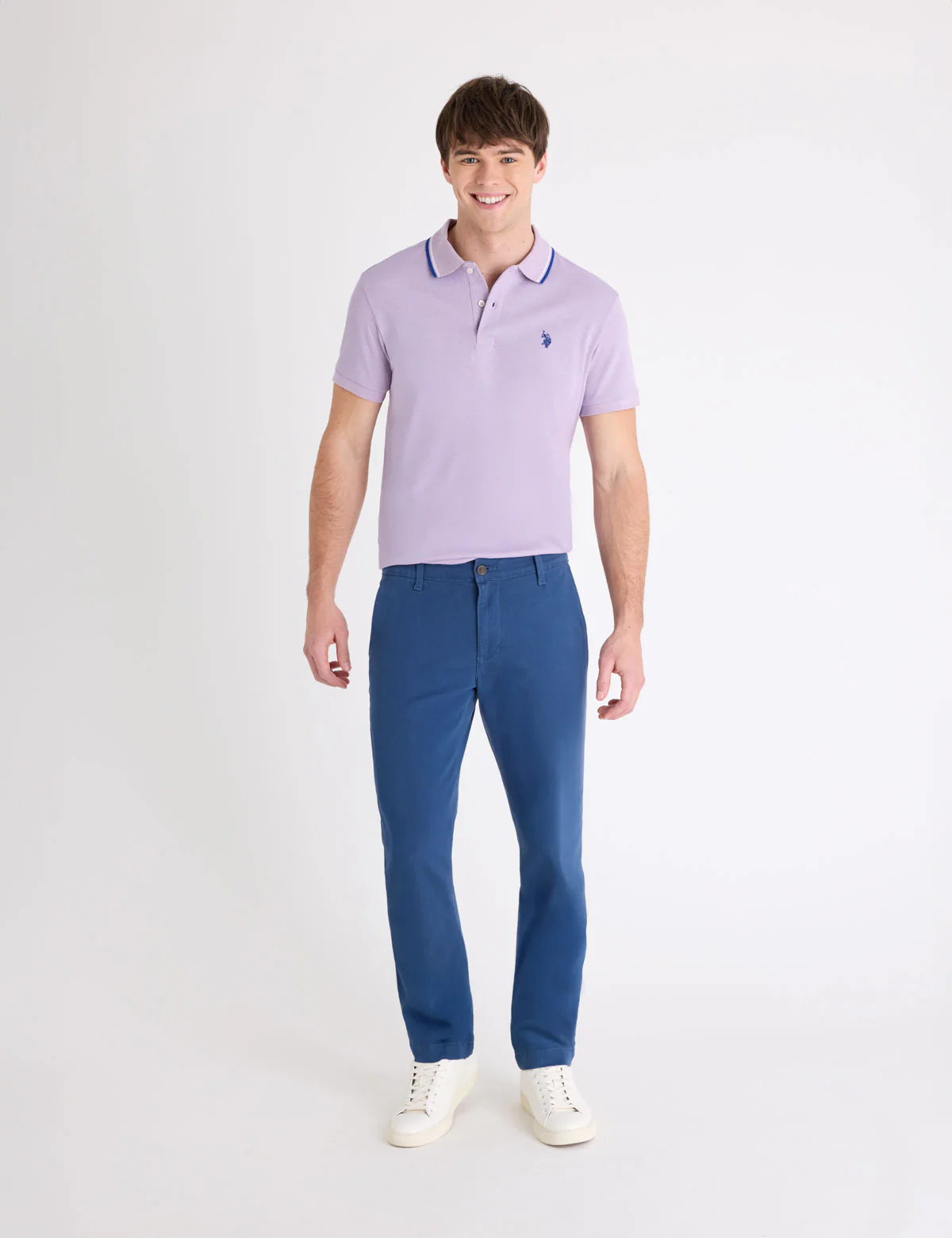 SLIM FIT TIPPED INTERLOCK POLO SHIRT - Image 3