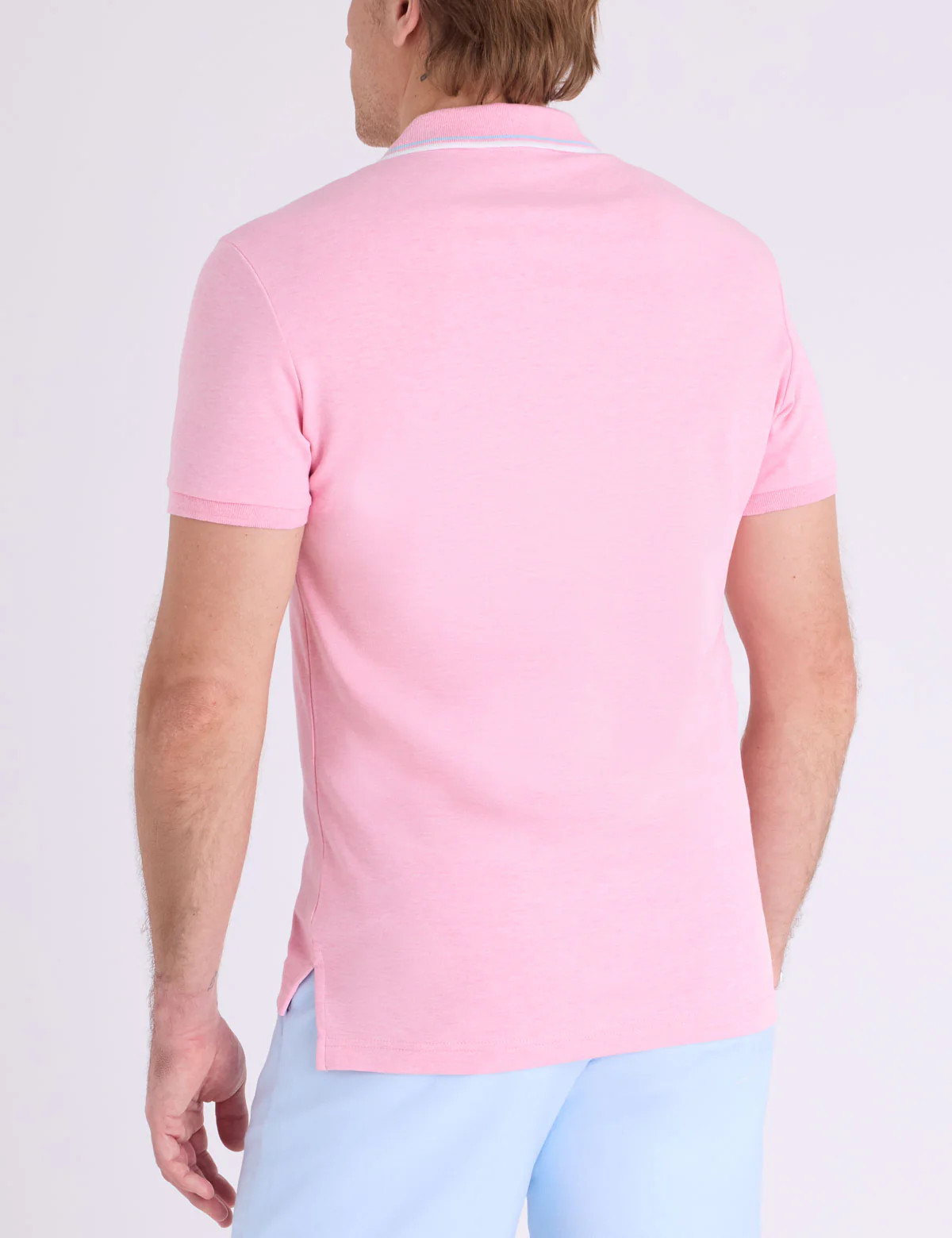 SLIM FIT TIPPED INTERLOCK POLO SHIRT - Image 9