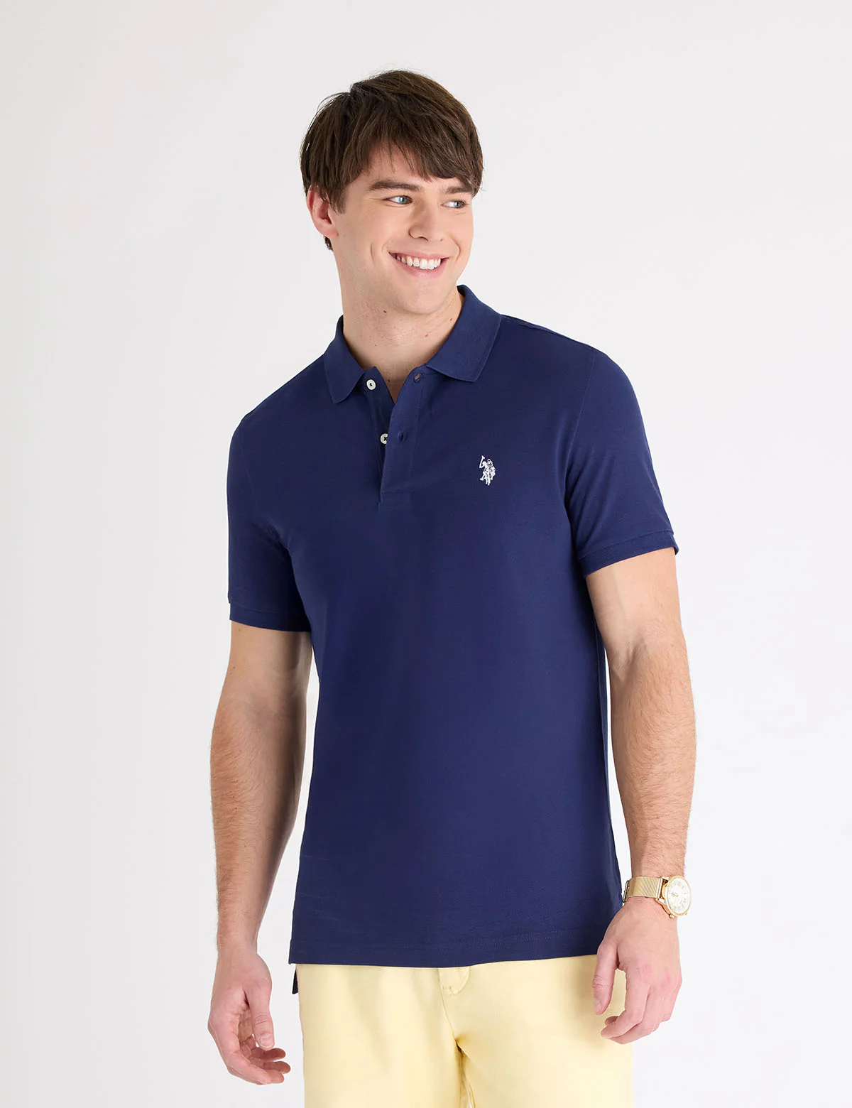 SLIM FIT SOLID PIQUE POLO SHIRT - Image 10