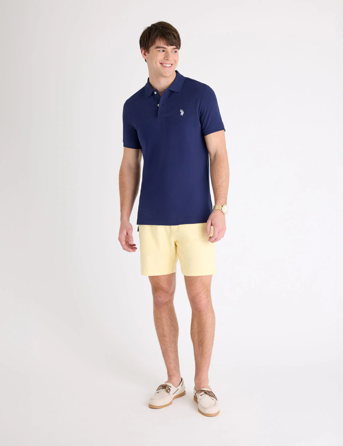 SLIM FIT SOLID PIQUE POLO SHIRT - Image 12