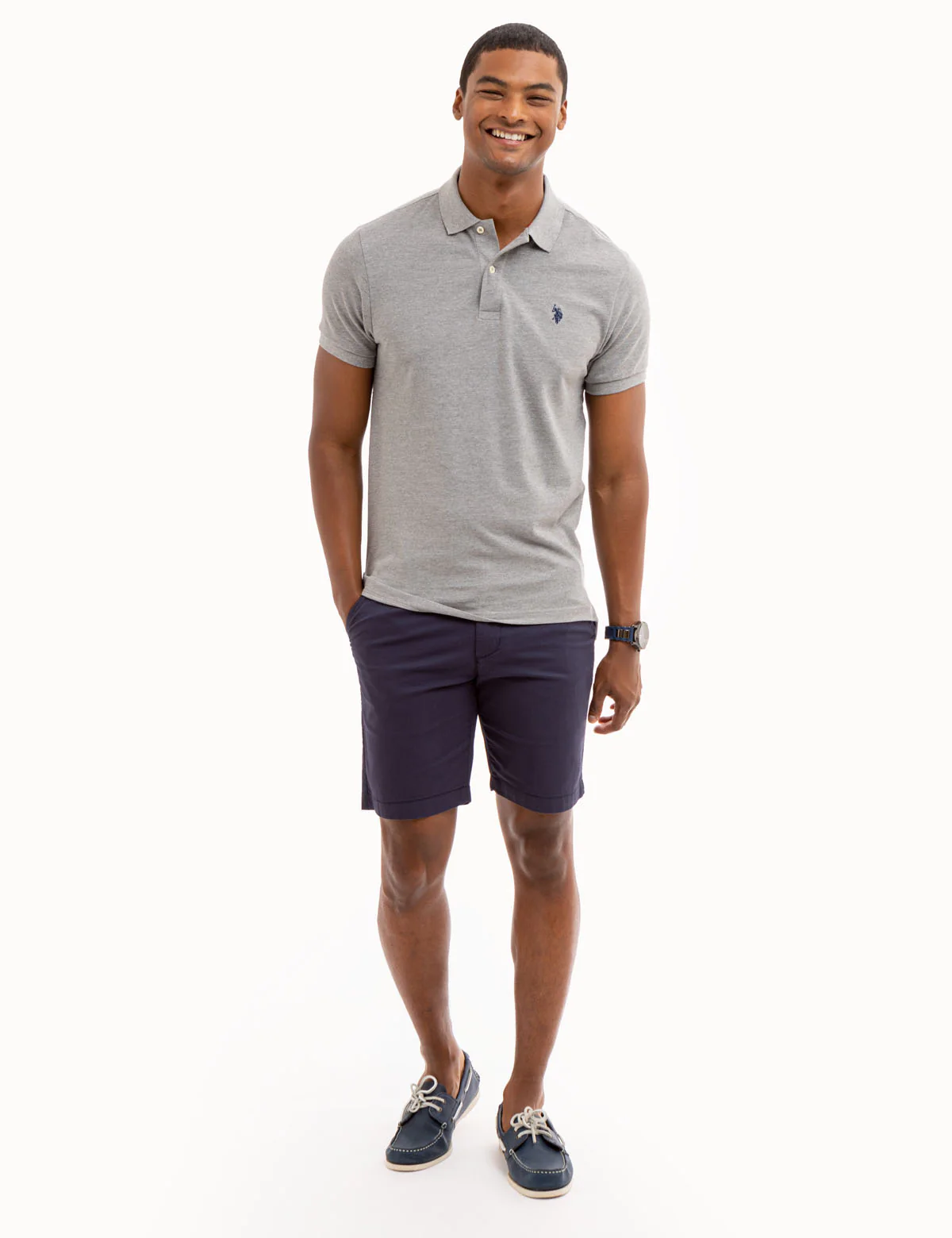 SLIM FIT SOLID PIQUE POLO SHIRT - Image 19