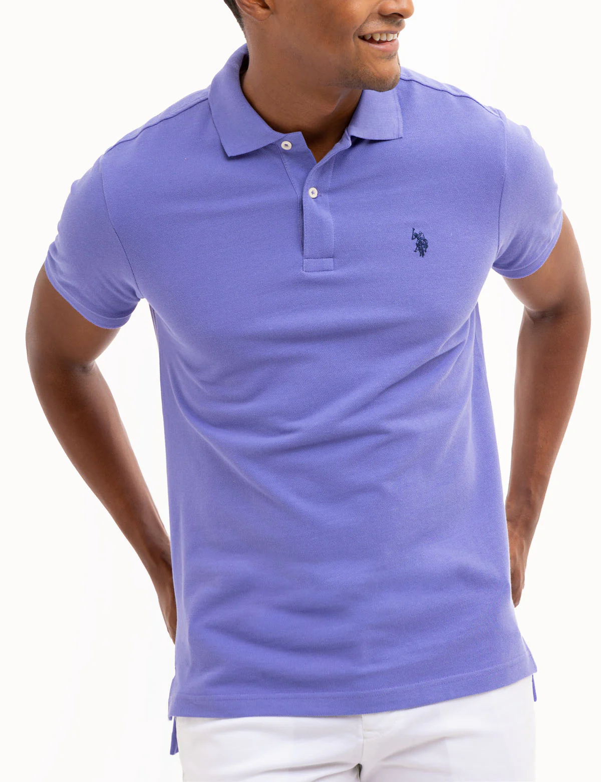 SLIM FIT SOLID PIQUE POLO SHIRT - Image 12