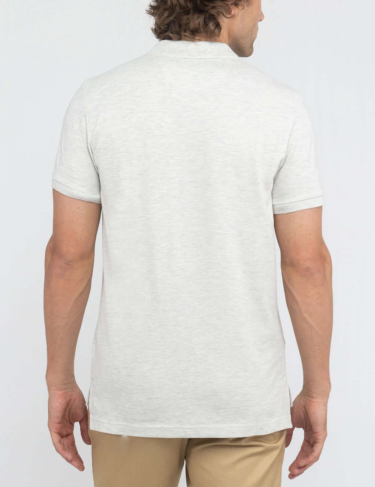 SLIM FIT SOLID PIQUE POLO SHIRT - Image 3
