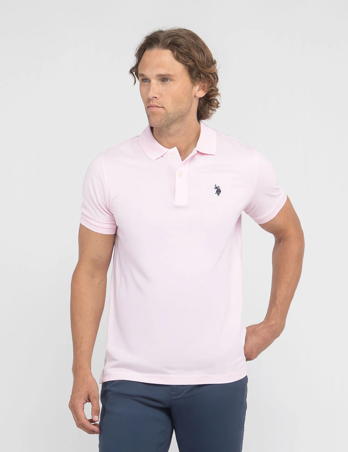 SLIM FIT SOLID PIQUE POLO SHIRT - Image 8