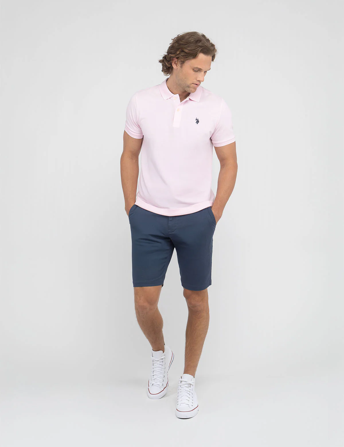 SLIM FIT SOLID PIQUE POLO SHIRT - Image 9
