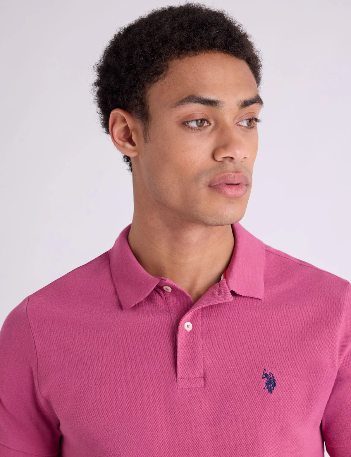 SLIM FIT SOLID PIQUE POLO SHIRT - Image 3
