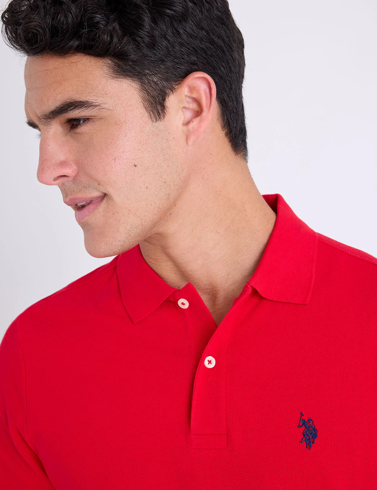 SLIM FIT SOLID PIQUE POLO SHIRT - Image 6