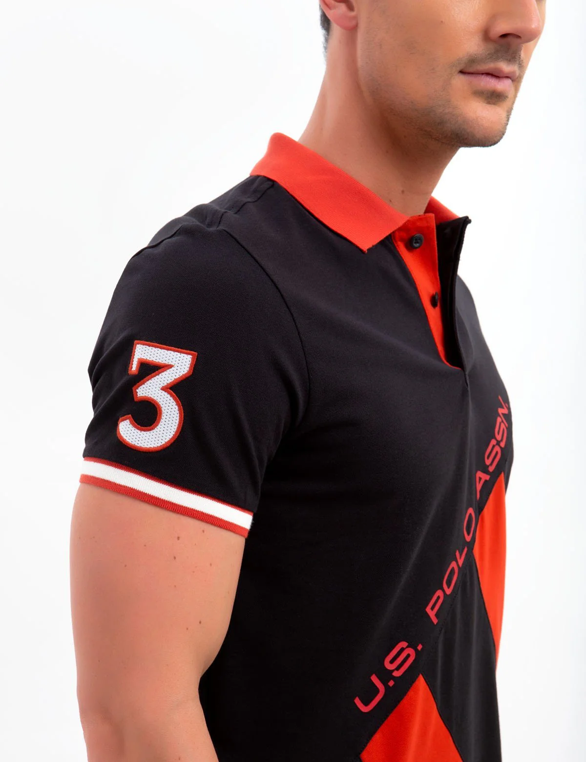 SLIM FIT STRETCH DIAGONAL POLO SHIRT - Image 6
