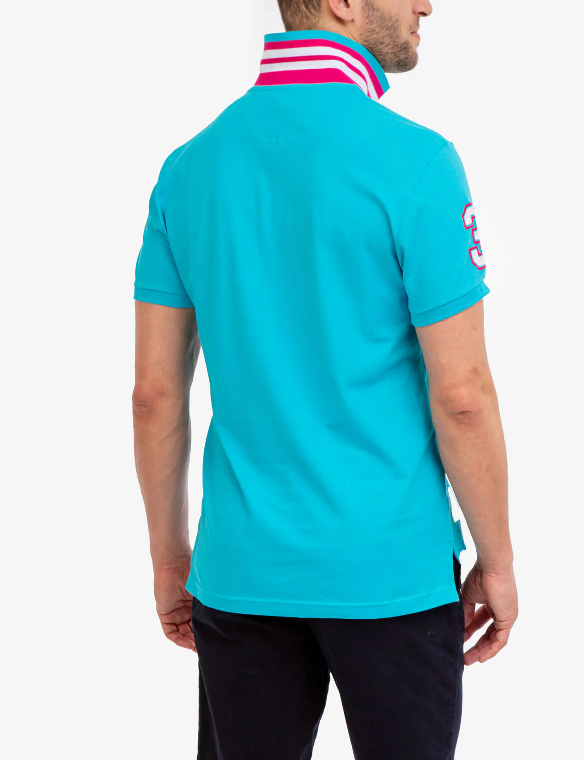 SLIM FIT STRETCH POLO SHIRT - Image 3