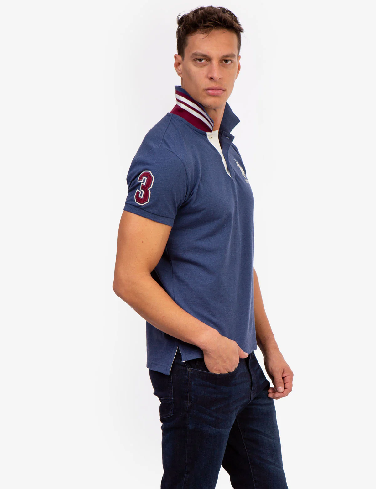 SLIM FIT STRETCH POLO SHIRT - Image 2