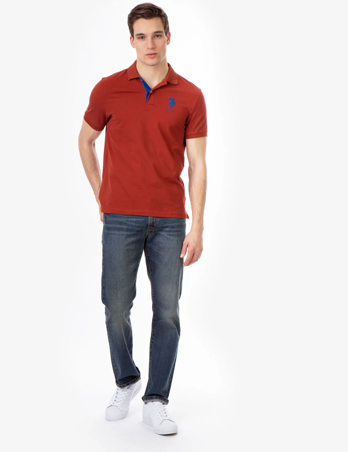 SLIM FIT STRETCH POLO SHIRT - Image 4