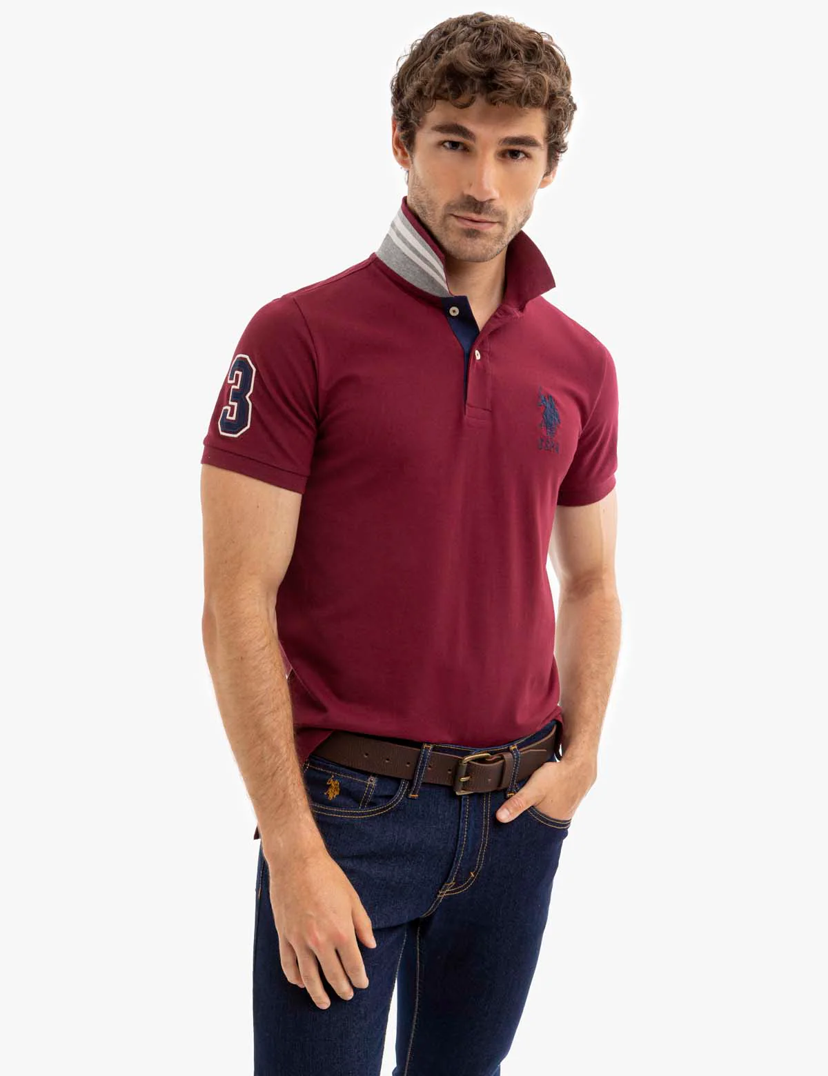 SLIM FIT STRETCH POLO SHIRT - Image 2