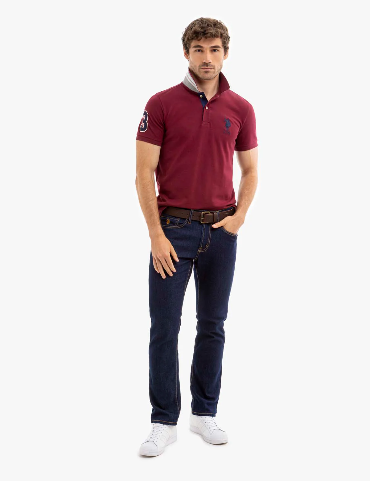 SLIM FIT STRETCH POLO SHIRT - Image 3