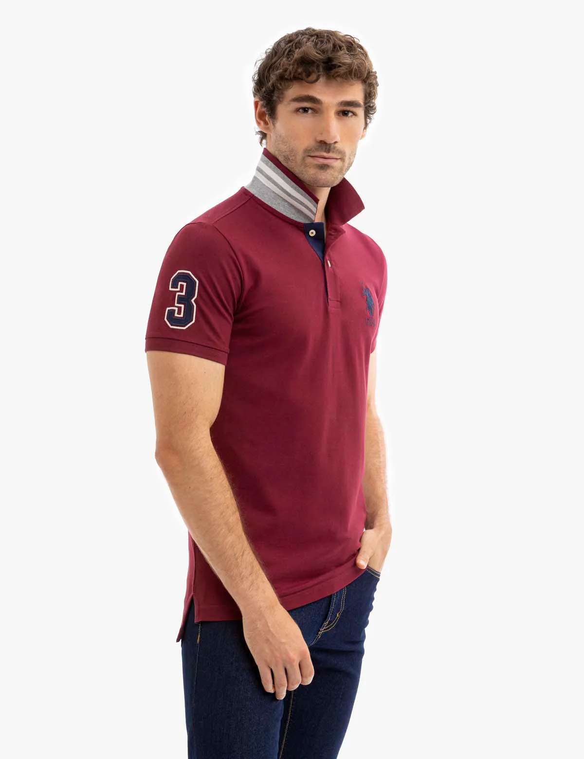 SLIM FIT STRETCH POLO SHIRT - Image 4