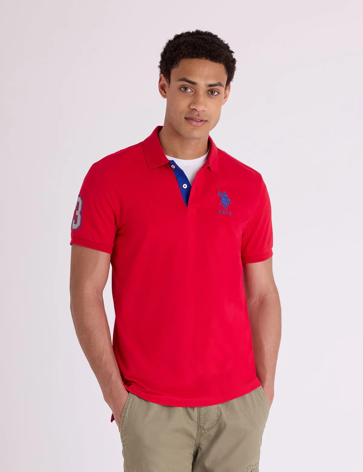 SLIM FIT STRETCH SOLID POLO SHIRT - Image 10