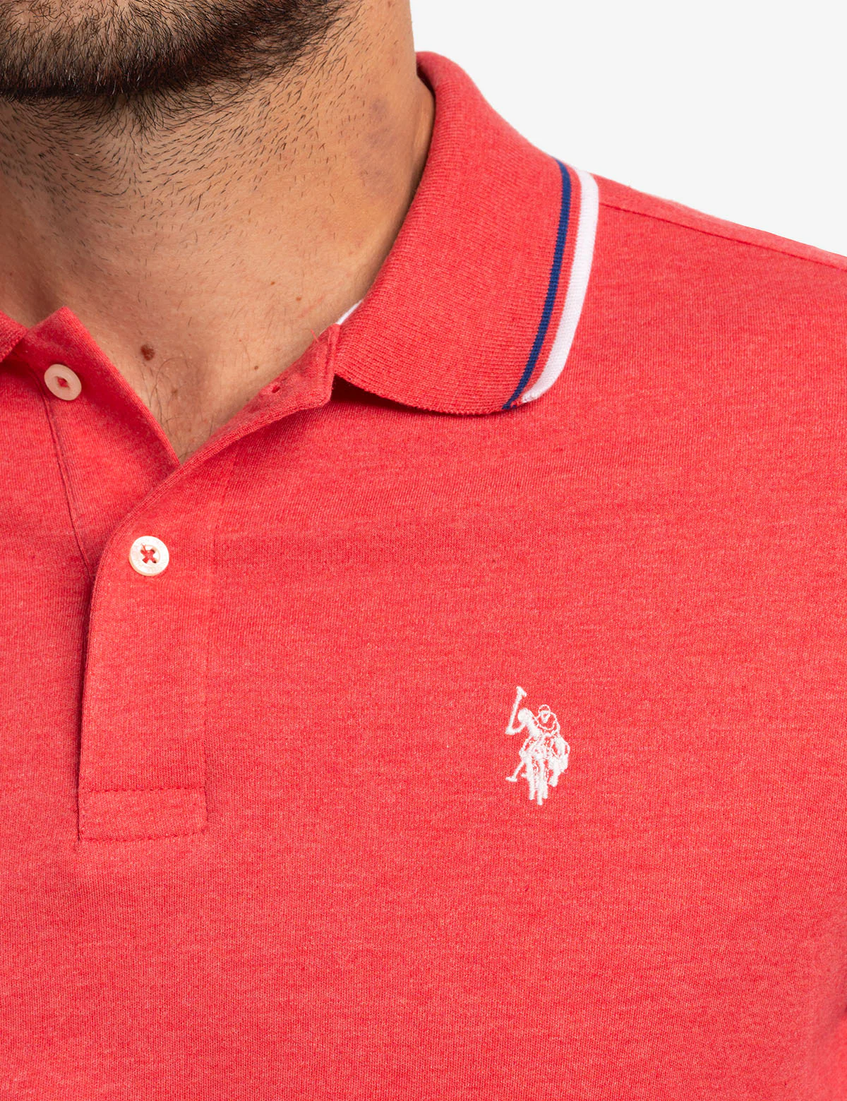 SLIM FIT TIPPED INTERLOCK POLO SHIRT - Image 21