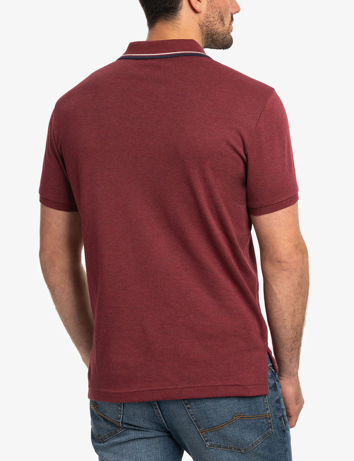 SLIM FIT TIPPED INTERLOCK POLO SHIRT - Image 13