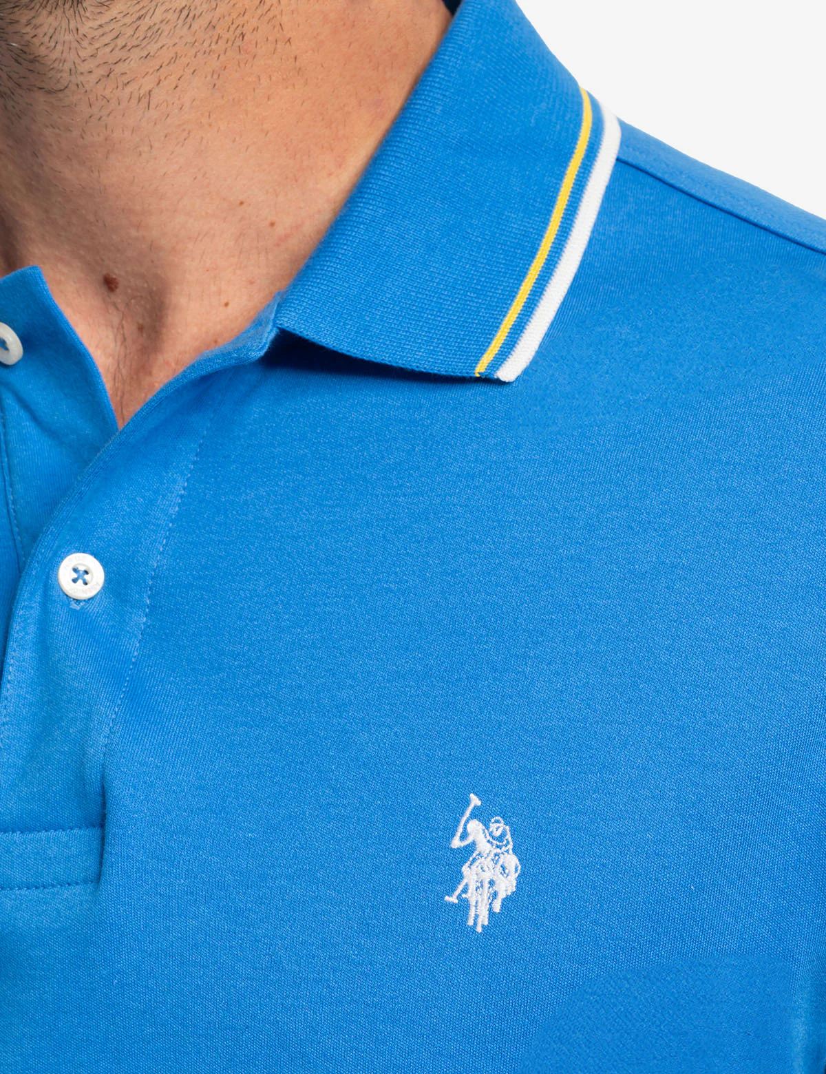 SLIM FIT TIPPED INTERLOCK POLO SHIRT - Image 2