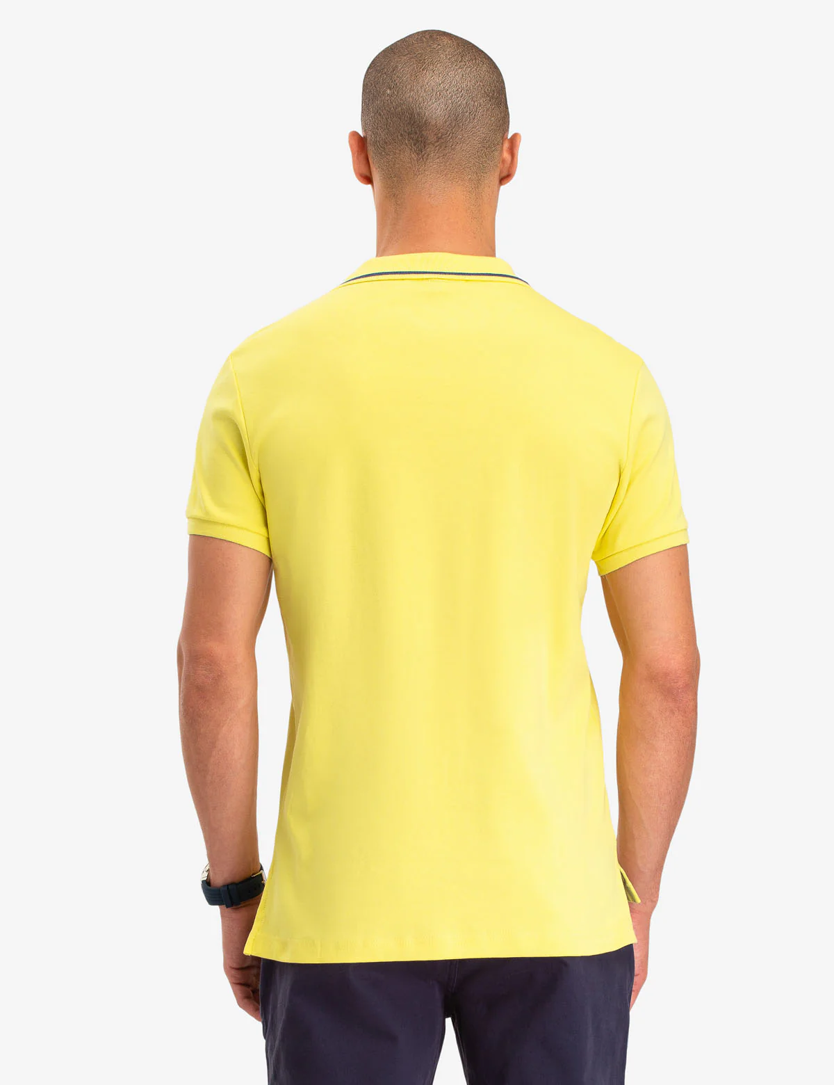 SLIM FIT TIPPED INTERLOCK POLO SHIRT - Image 6