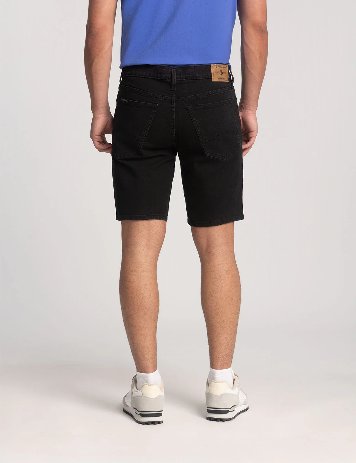 SLIM STRAIGHT 5 POCKET DENIM SHORT - Image 4