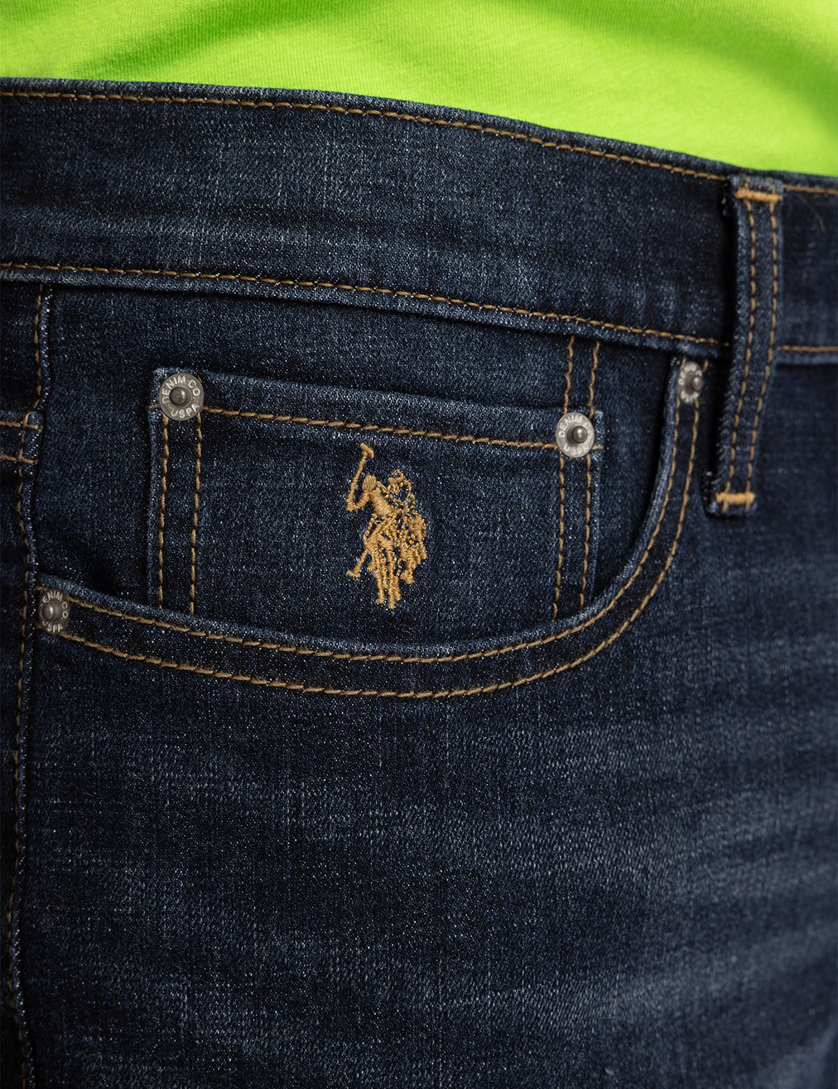 SLIM STRAIGHT 5 POCKET DENIM SHORT - Image 3