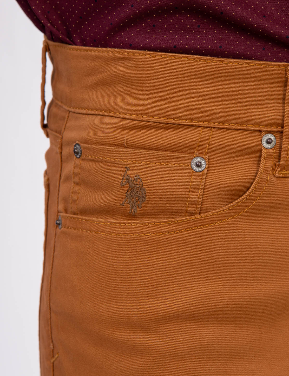 SLIM STRAIGHT 5 POCKET STRETCH CHINO PANTS - Image 10