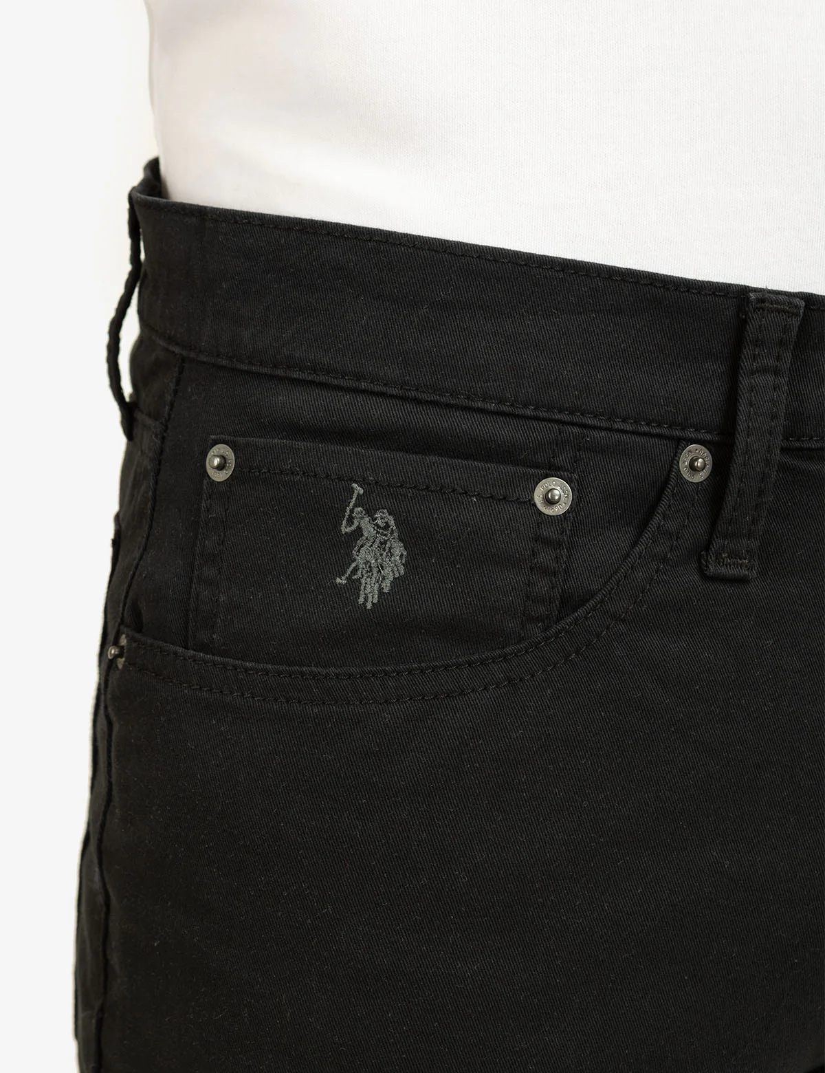 SLIM STRAIGHT 5 POCKET STRETCH CHINO PANTS - Image 7