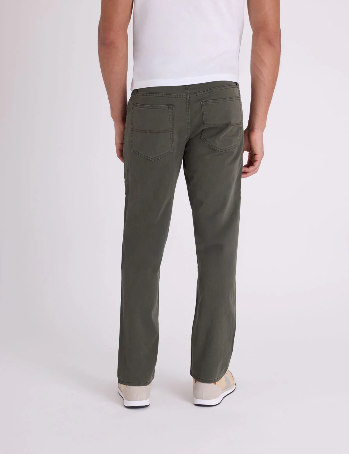 SLIM STRAIGHT 5 POCKET STRETCH CHINO PANTS - Image 13