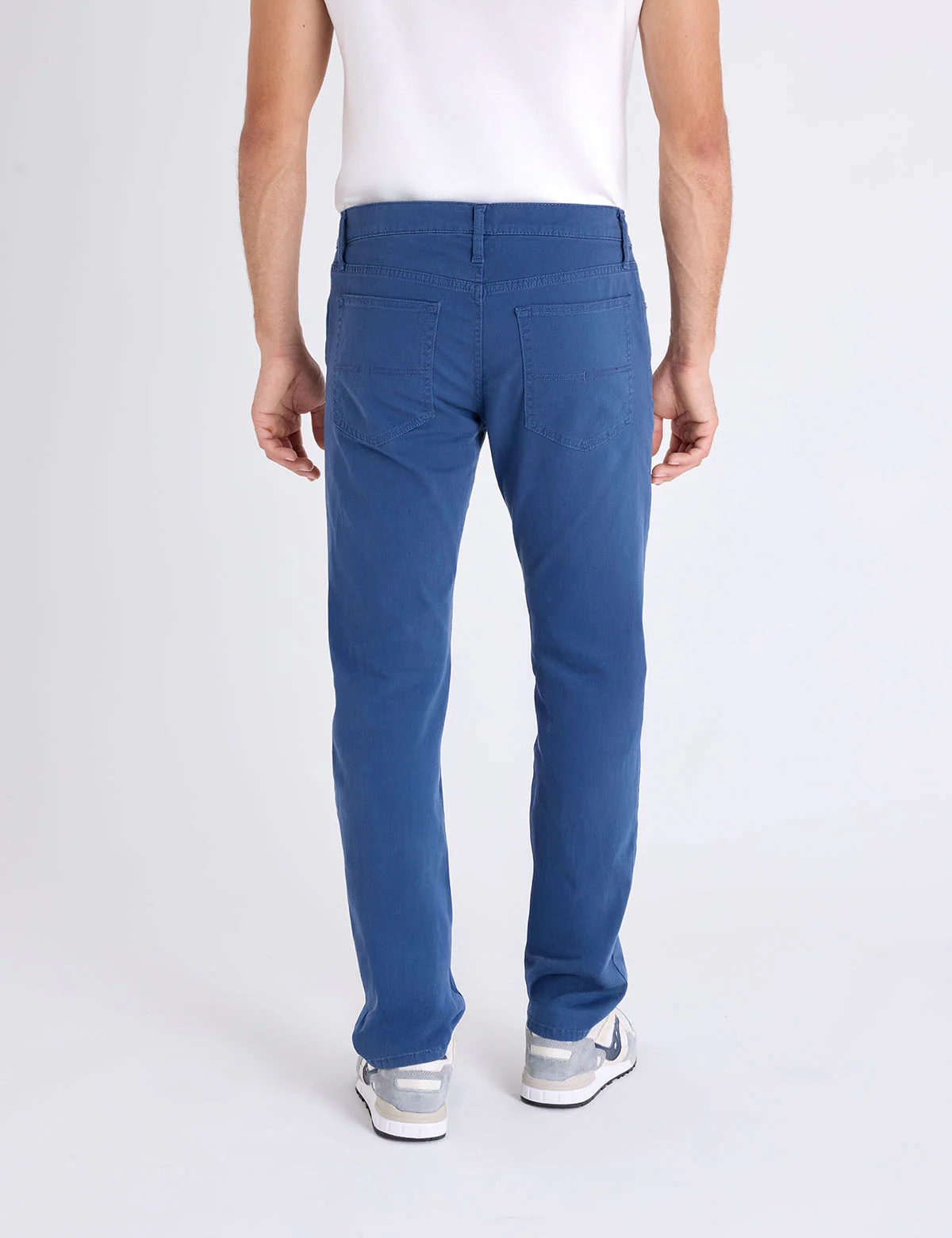 SLIM STRAIGHT 5 POCKET STRETCH CHINO PANTS - Image 5
