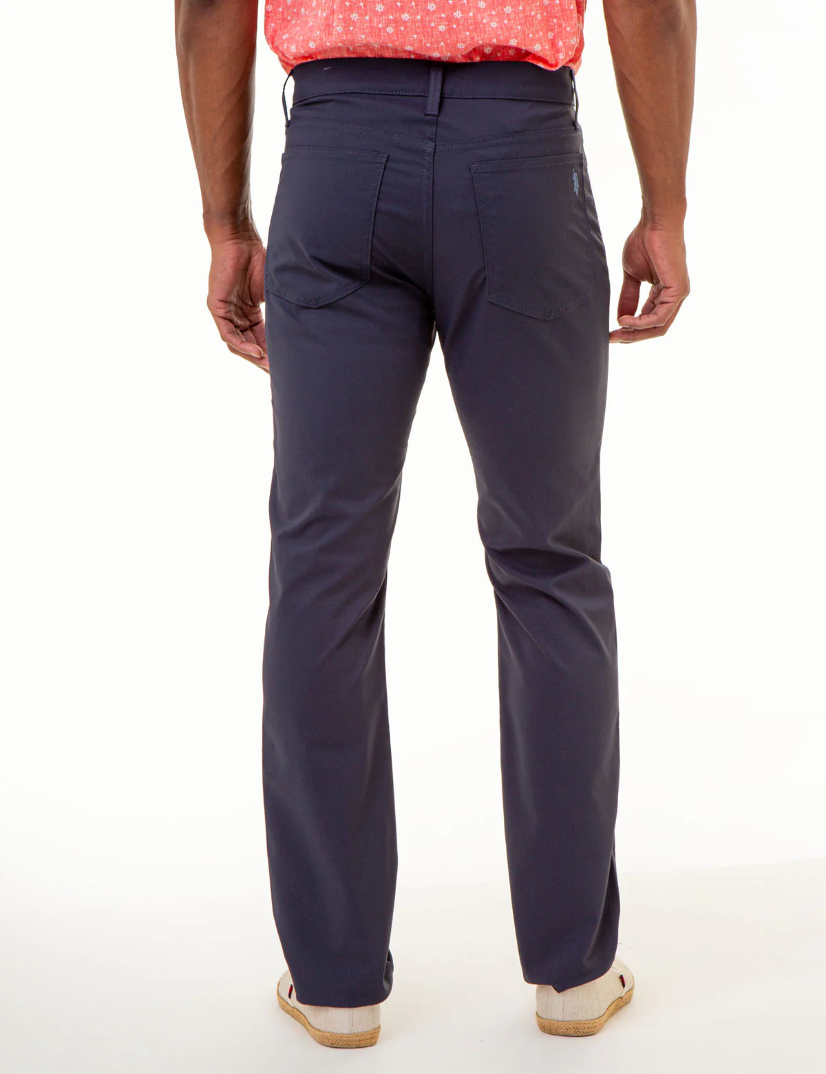 SLIM STRAIGHT 5 POCKET STRETCH PANTS - Image 9