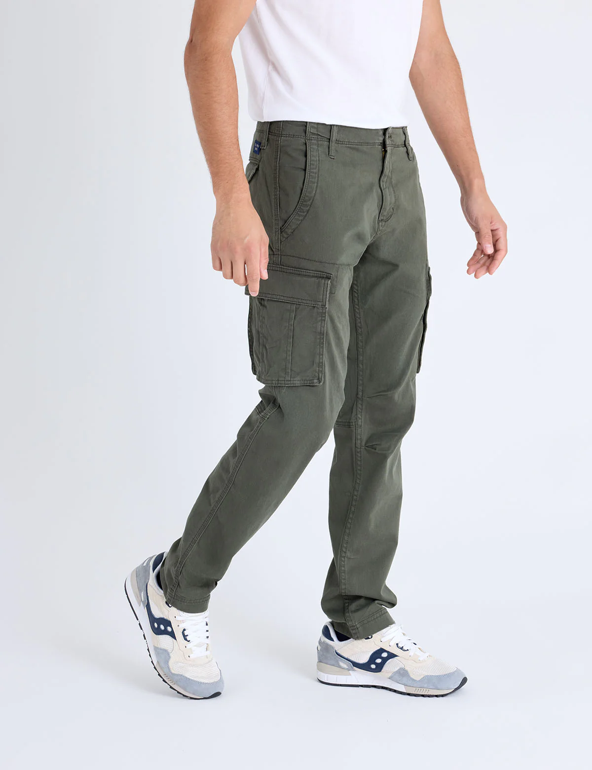 SLIM STRAIGHT CARGO PANTS - Image 6