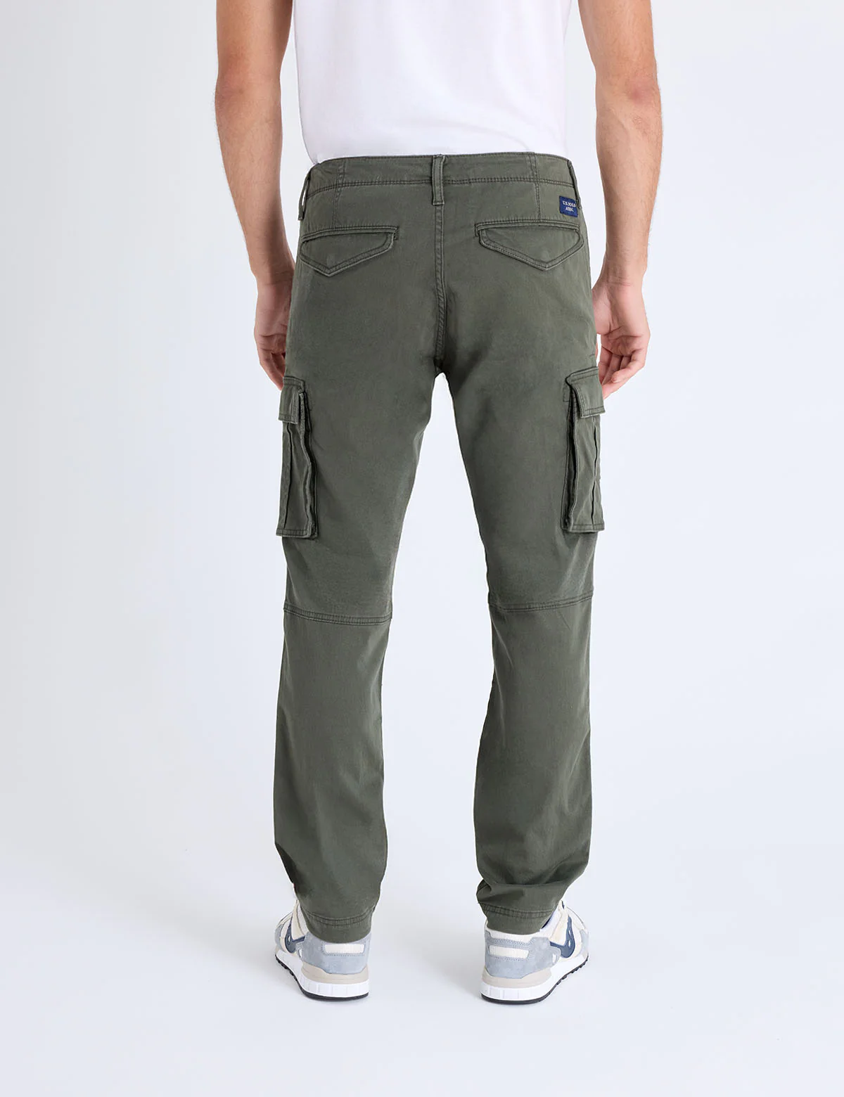 SLIM STRAIGHT CARGO PANTS - Image 8