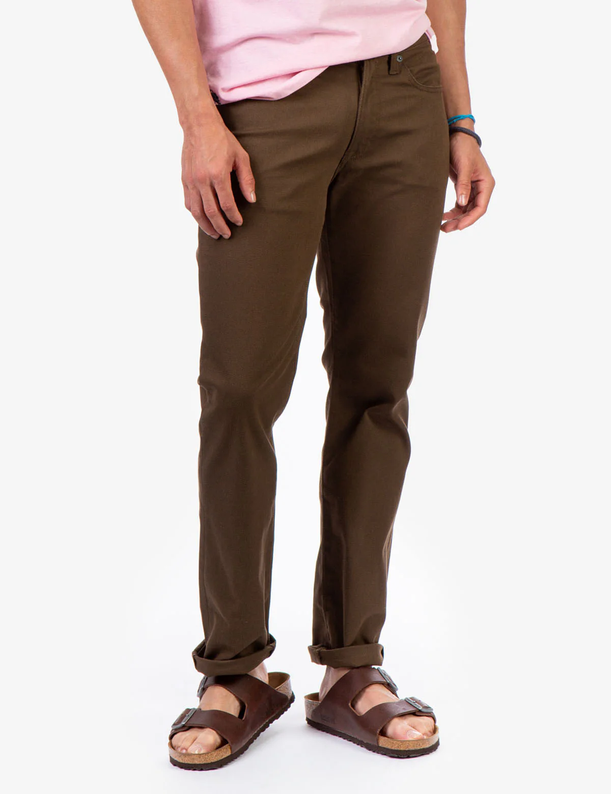 SLIM TEXTURED 5 POCKET PANTS