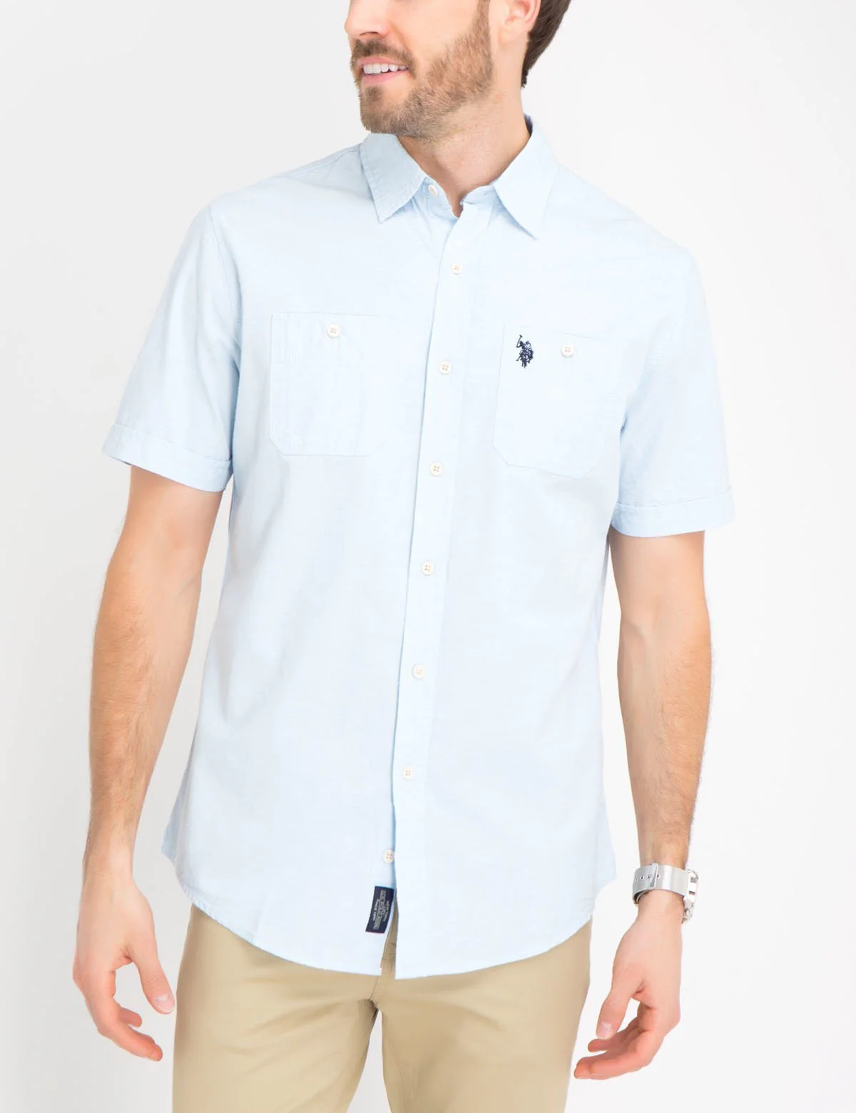 Slub Canvas Short Sleeve Shirt